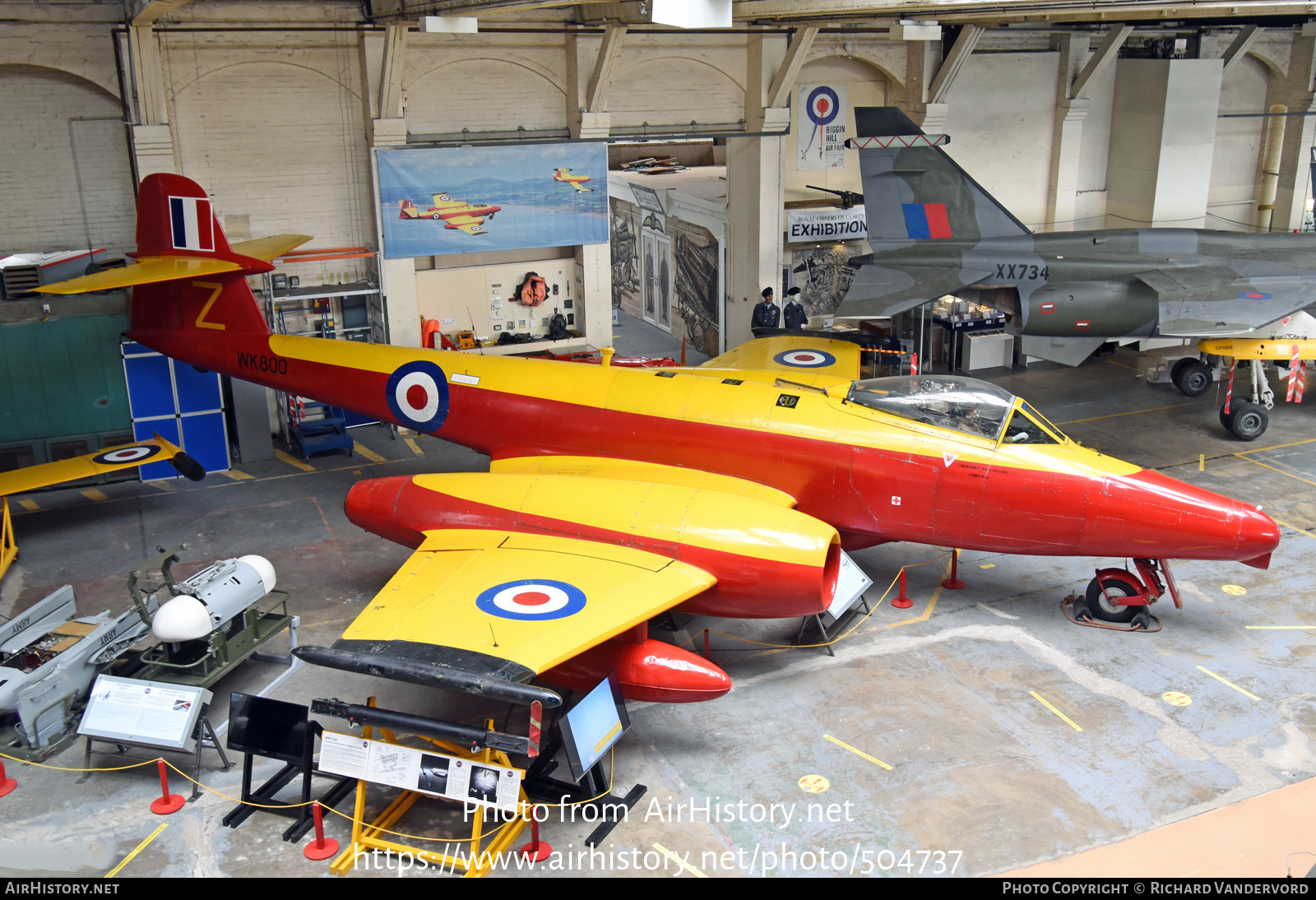 Aircraft Photo of WK800 | Gloster Meteor D16 | UK - Air Force | AirHistory.net #504737