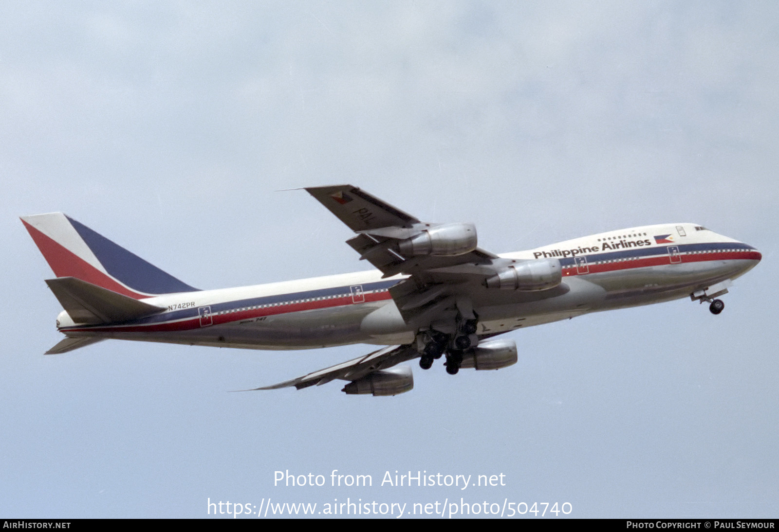 Aircraft Photo of N742PR | Boeing 747-2F6B | Philippine Airlines | AirHistory.net #504740