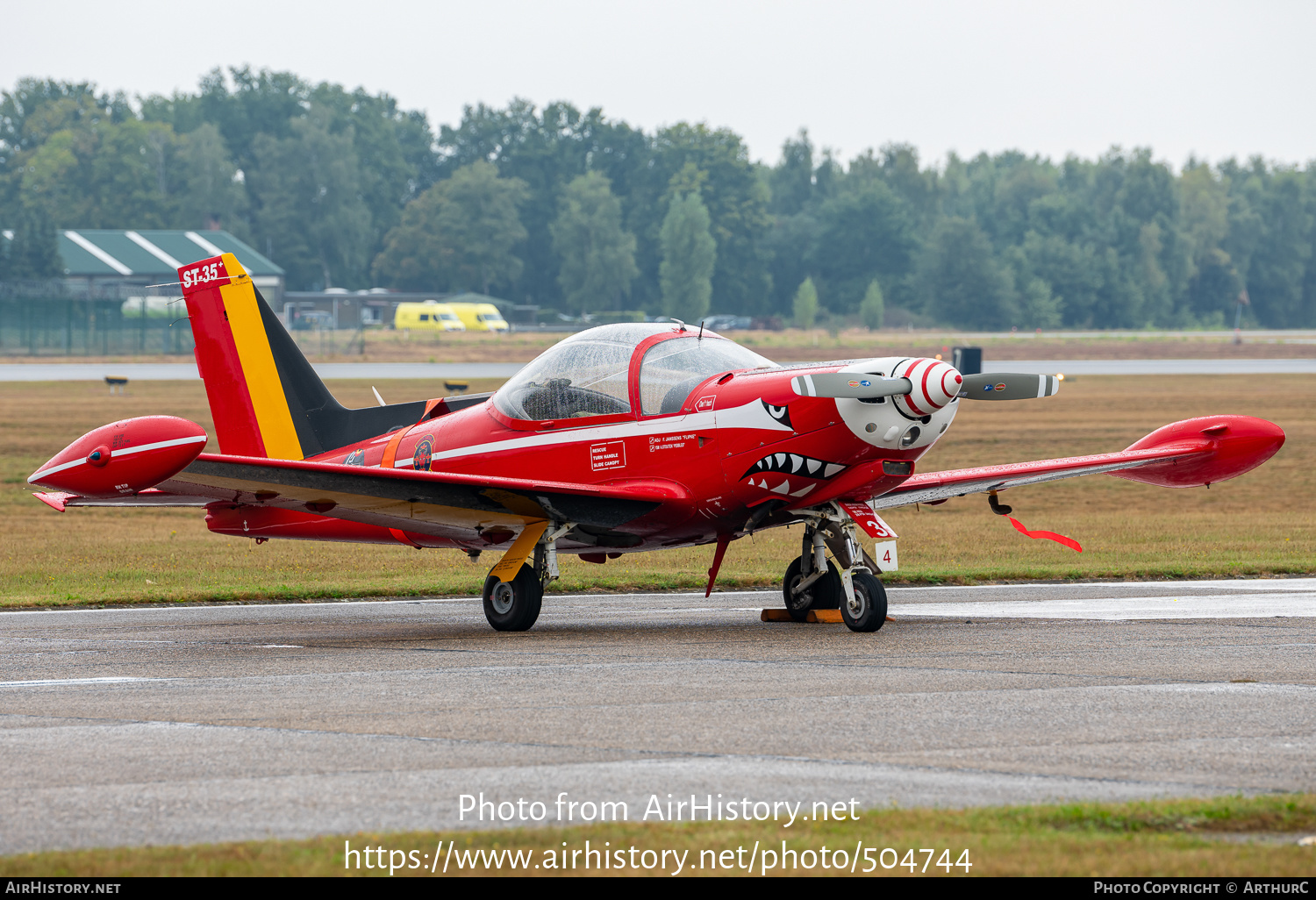 Aircraft Photo of ST-35 | SIAI-Marchetti SF-260M+ | Belgium - Air Force | AirHistory.net #504744