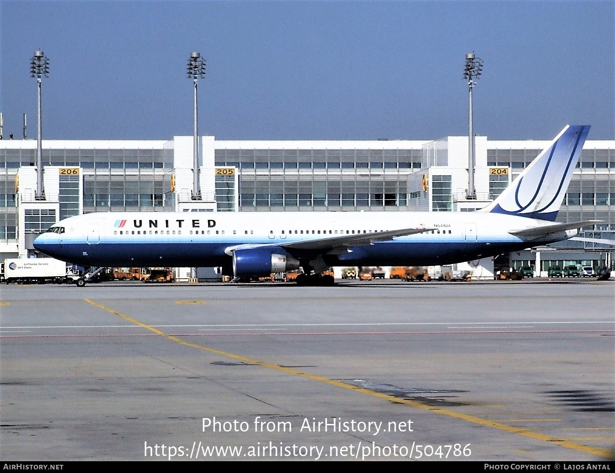 Aircraft Photo of N641UA | Boeing 767-322/ER | United Airlines | AirHistory.net #504786