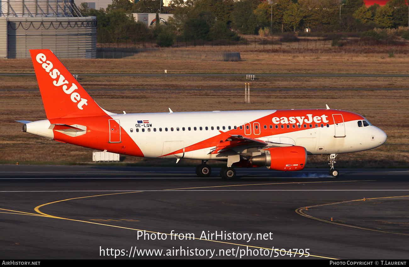 Aircraft Photo of OE-LQW | Airbus A319-111 | EasyJet | AirHistory.net #504795