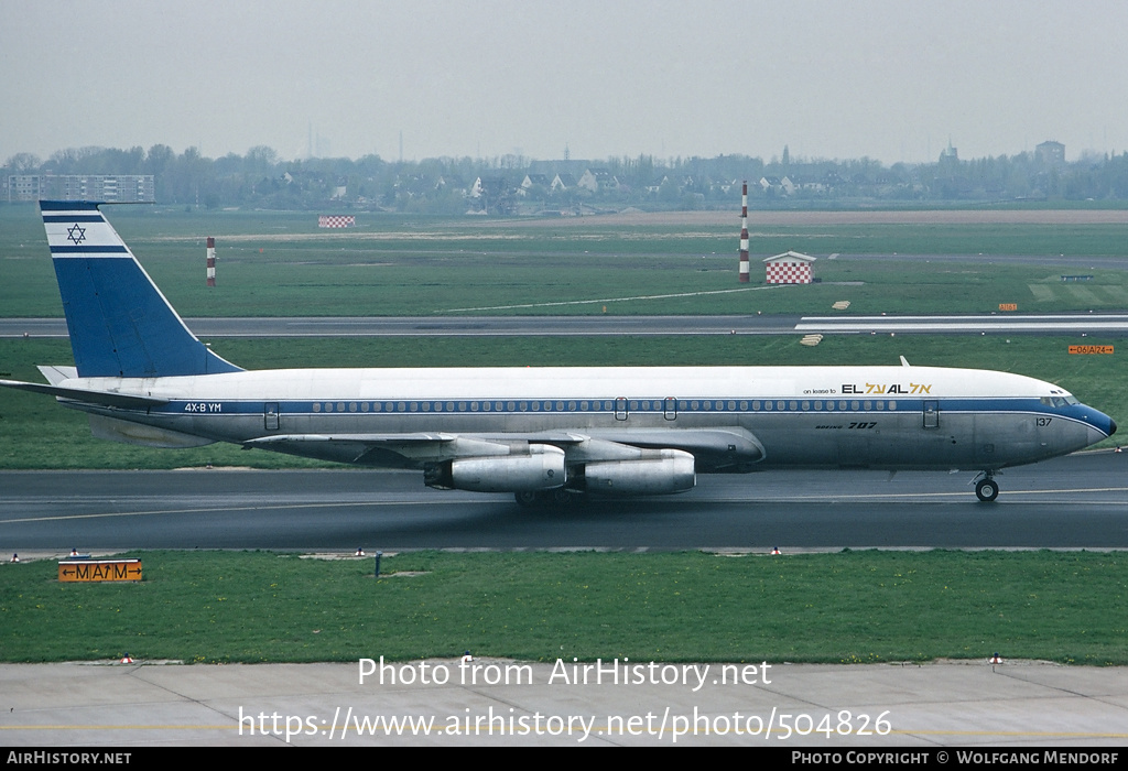 Aircraft Photo of 4X-BYM / 137 | Boeing 707-329 | El Al Israel Airlines | AirHistory.net #504826