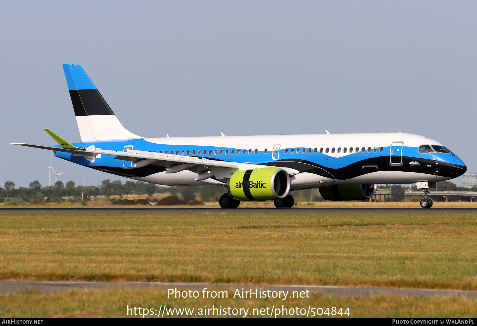 Aircraft Photo of YL-CSJ | Airbus A220-371 (BD-500-1A11) | AirBaltic | AirHistory.net #504844