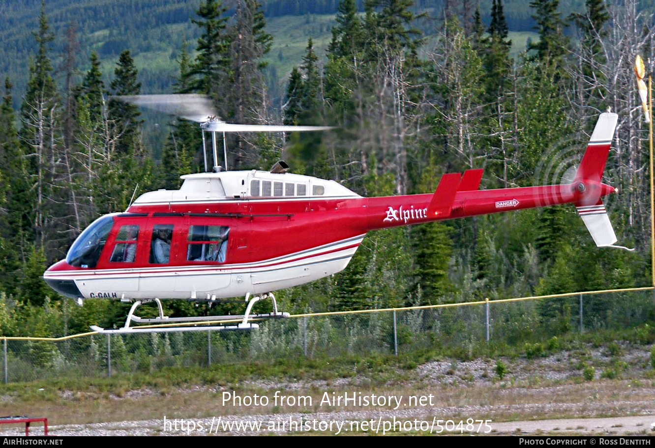 Aircraft Photo of C-GALH | Bell 206L-3 LongRanger III | Alpine Helicopters | AirHistory.net #504875