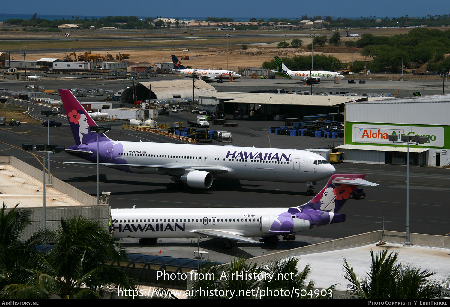 Aircraft Photo of N587HA | Boeing 767-33A/ER | Hawaiian Airlines | AirHistory.net #504903