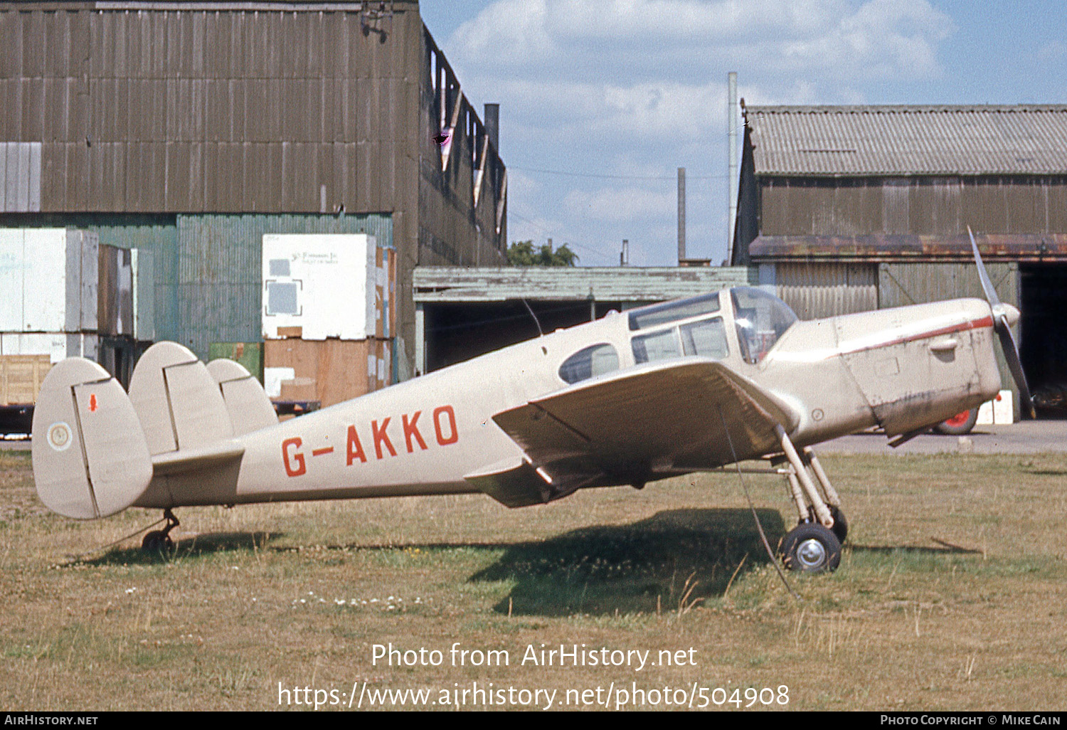 Aircraft Photo of G-AKKO | Miles M.38 Messenger 2A | AirHistory.net #504908