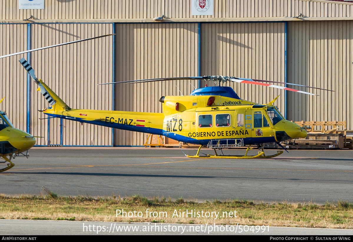 Aircraft Photo of EC-MAZ | Bell 412EP | Gobierno de España | AirHistory.net #504991