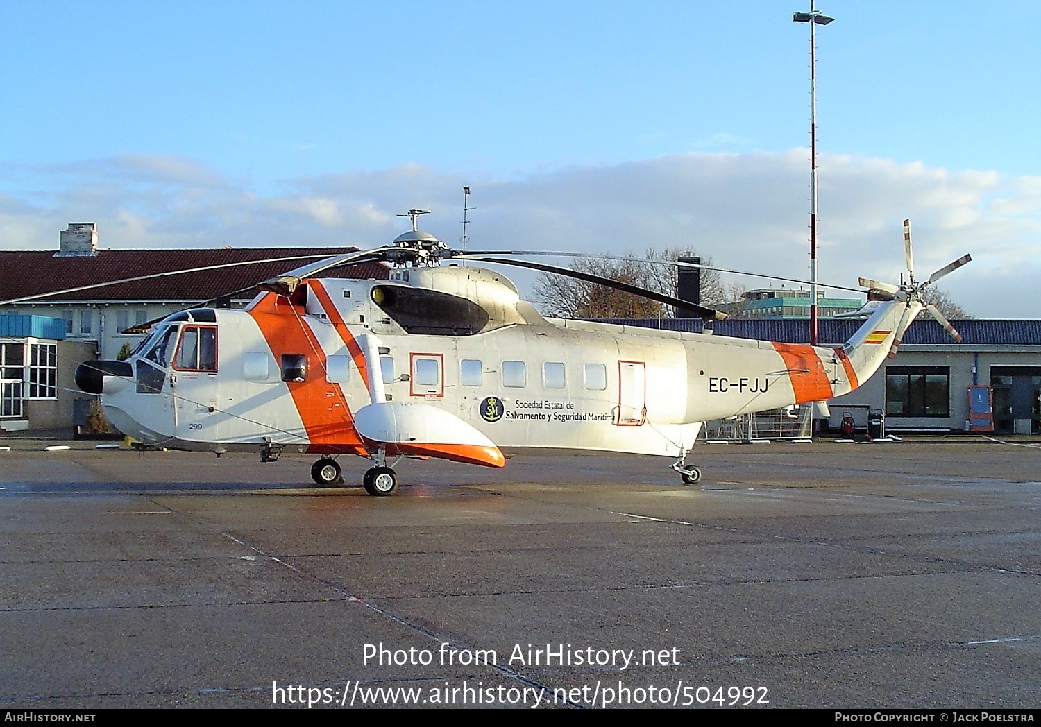 Aircraft Photo of EC-FJJ | Sikorsky S-61N | Sociedad de Salvamento y Seguridad Marítima | AirHistory.net #504992