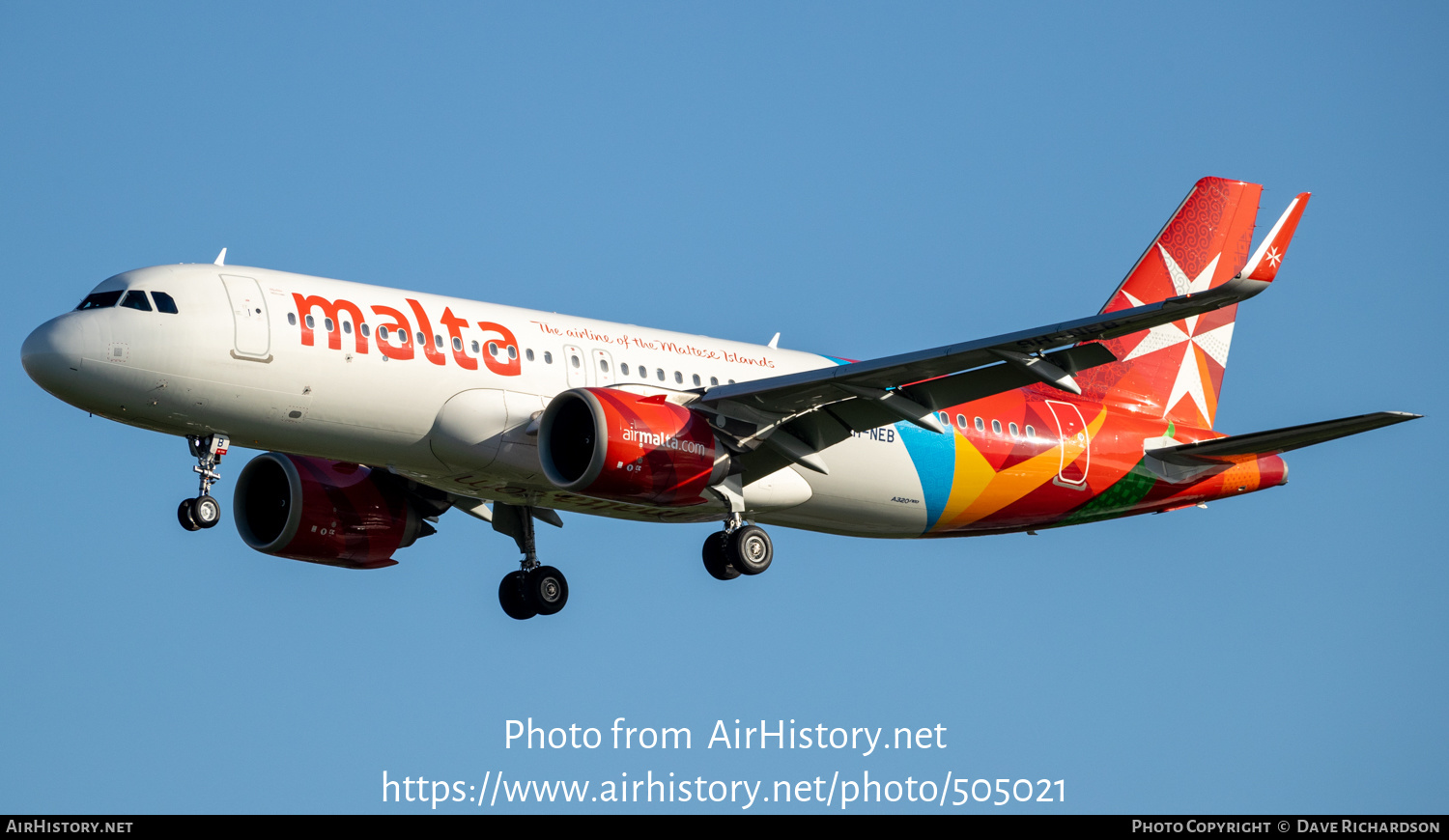 Aircraft Photo of 9H-NEB | Airbus A320-251N | Air Malta | AirHistory.net #505021