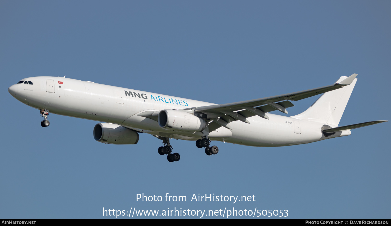 Aircraft Photo of TC-MCN | Airbus A330-343E/P2F | MNG Airlines | AirHistory.net #505053