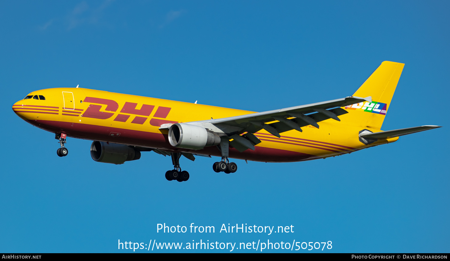 Aircraft Photo of D-AEAO | Airbus A300B4-622R(F) | DHL International | AirHistory.net #505078