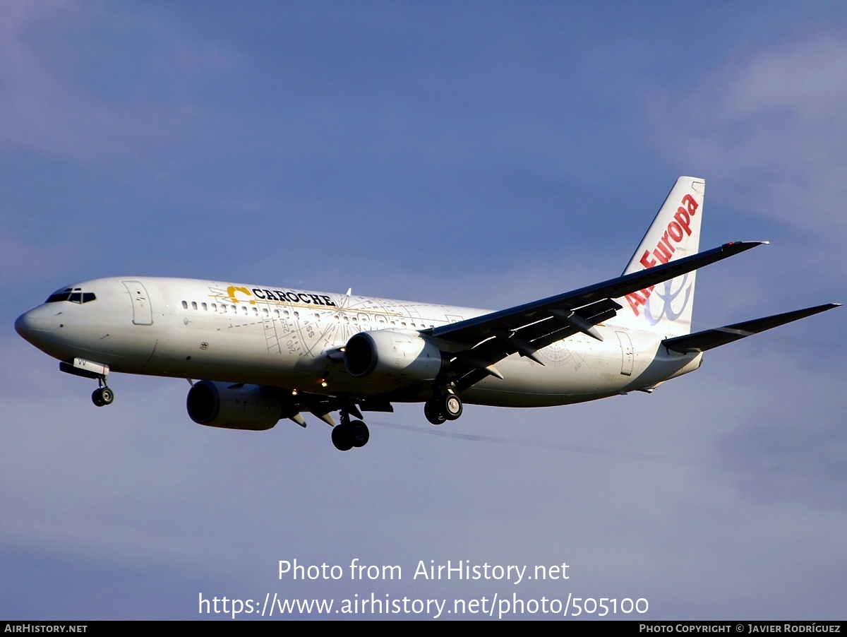 Aircraft Photo of EC-IVV | Boeing 737-883 | Air Europa | AirHistory.net #505100