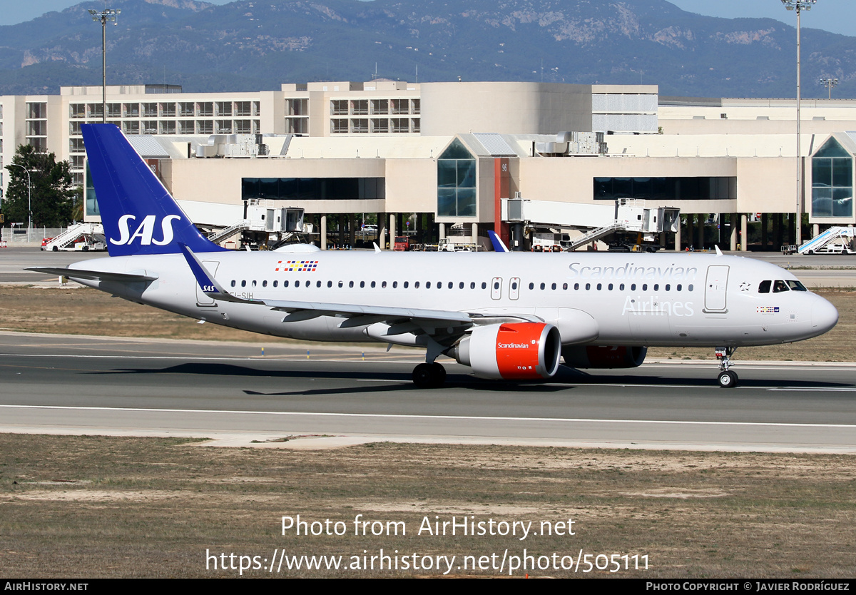 Aircraft Photo of EI-SIH | Airbus A320-251N | Scandinavian Airlines - SAS | AirHistory.net #505111