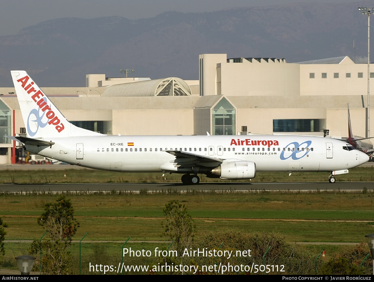 Aircraft Photo of EC-IXE | Boeing 737-883 | Air Europa | AirHistory.net #505112