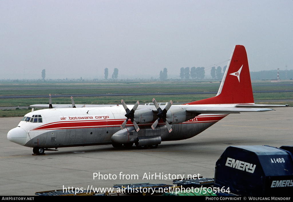 Aircraft Photo of A2-ACA | Lockheed L-100-30 Hercules (382G) | Air Botswana Cargo | AirHistory.net #505164