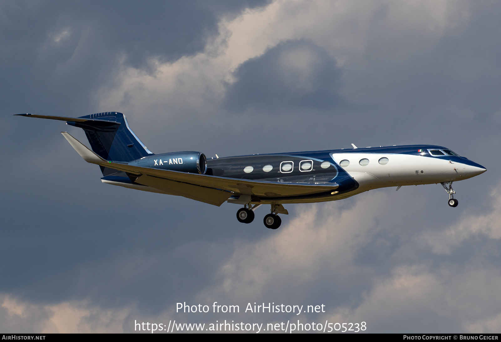 Aircraft Photo of XA-AND | Gulfstream Aerospace G650 (G-VI) | AirHistory.net #505238