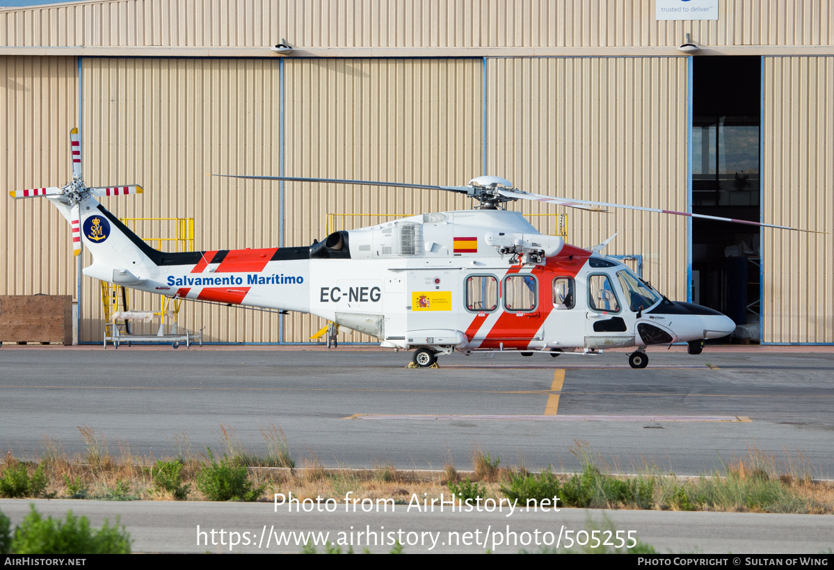 Aircraft Photo of EC-NEG | AgustaWestland AW-139 | Salvamento Marítimo | AirHistory.net #505255