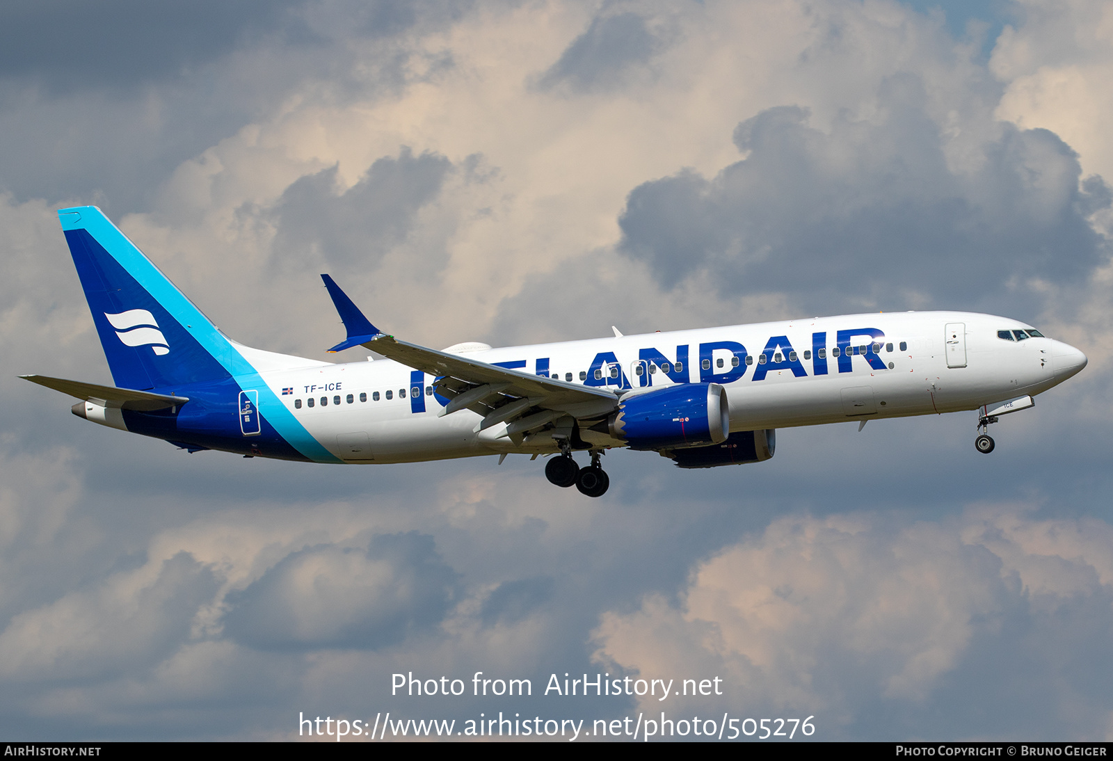 Aircraft Photo of TF-ICE | Boeing 737-8 Max 8 | Icelandair | AirHistory.net #505276