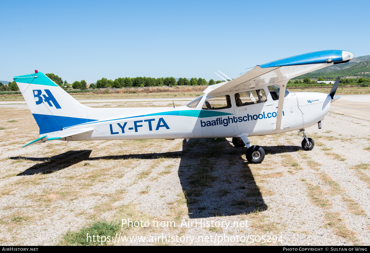 Aircraft Photo of LY-FTA | Cessna 172S Skyhawk SP | BAA - Baltic Aviation Academy | AirHistory.net #505294