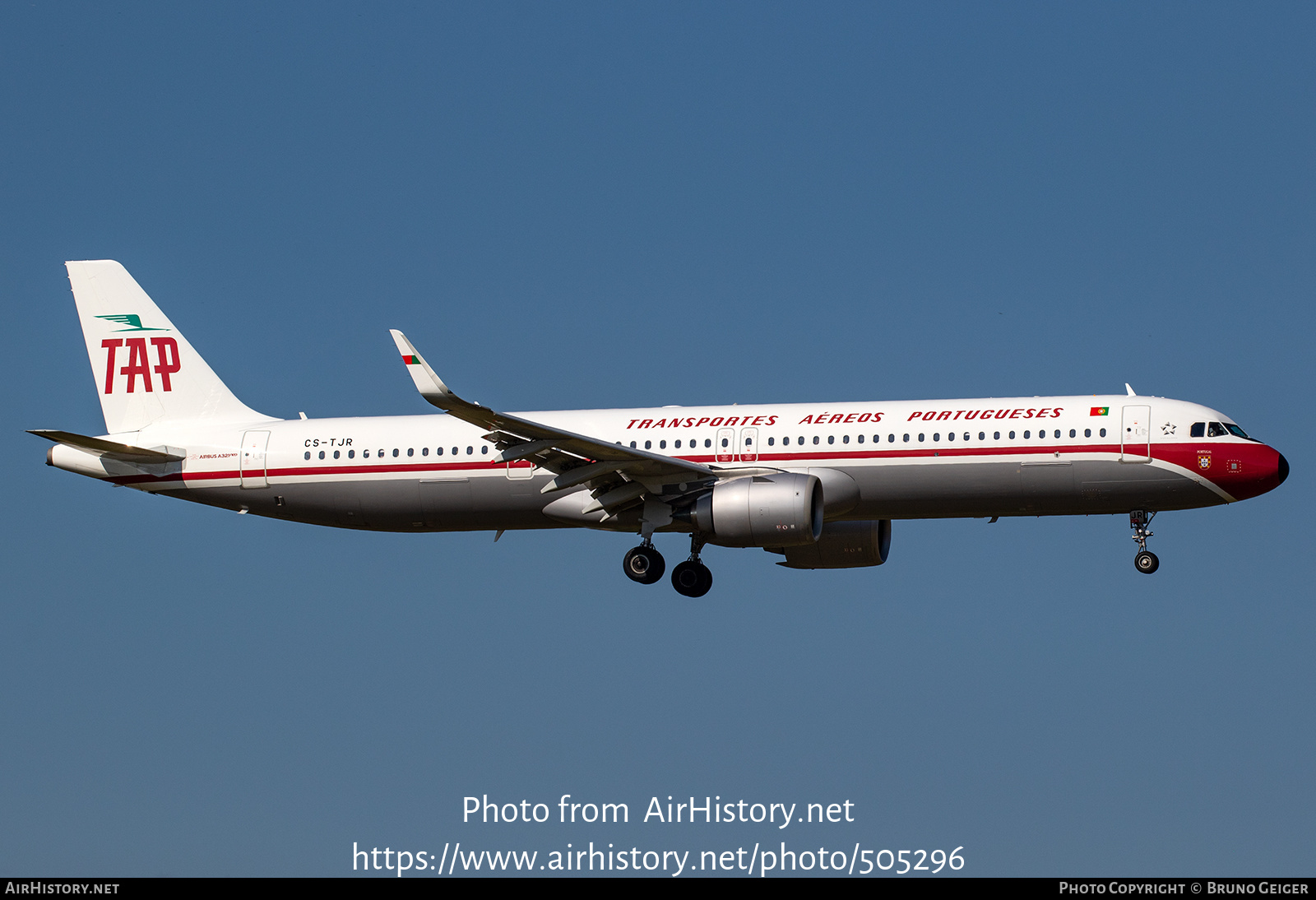 Aircraft Photo of CS-TJR | Airbus A321-251NX | TAP Air Portugal | TAP - Transportes Aéreos Portugueses | AirHistory.net #505296