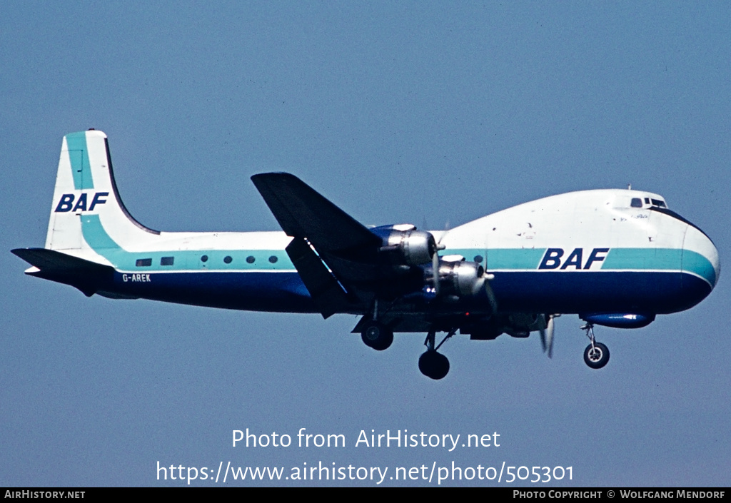 Aircraft Photo of G-AREK | Aviation Traders ATL-98 Carvair | British ...