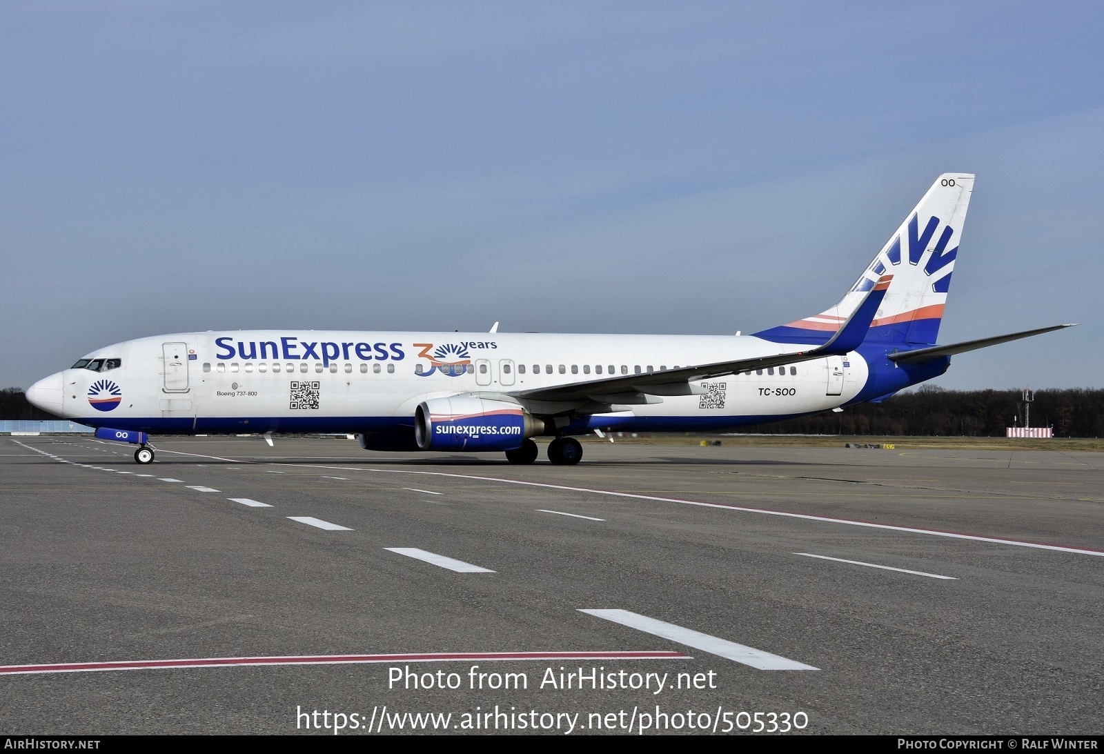 Aircraft Photo of TC-SOO | Boeing 737-8AS | SunExpress | AirHistory.net #505330