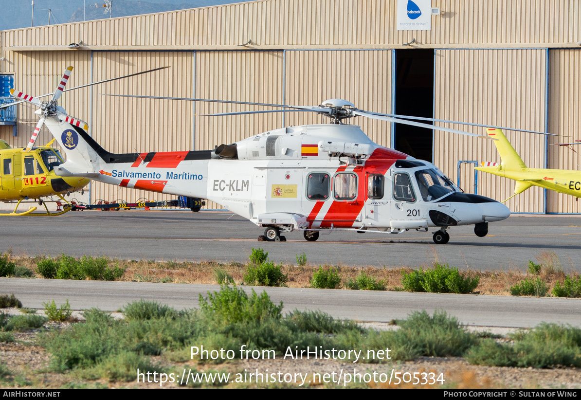 Aircraft Photo of EC-KLM | AgustaWestland AW-139 | Salvamento Marítimo | AirHistory.net #505334