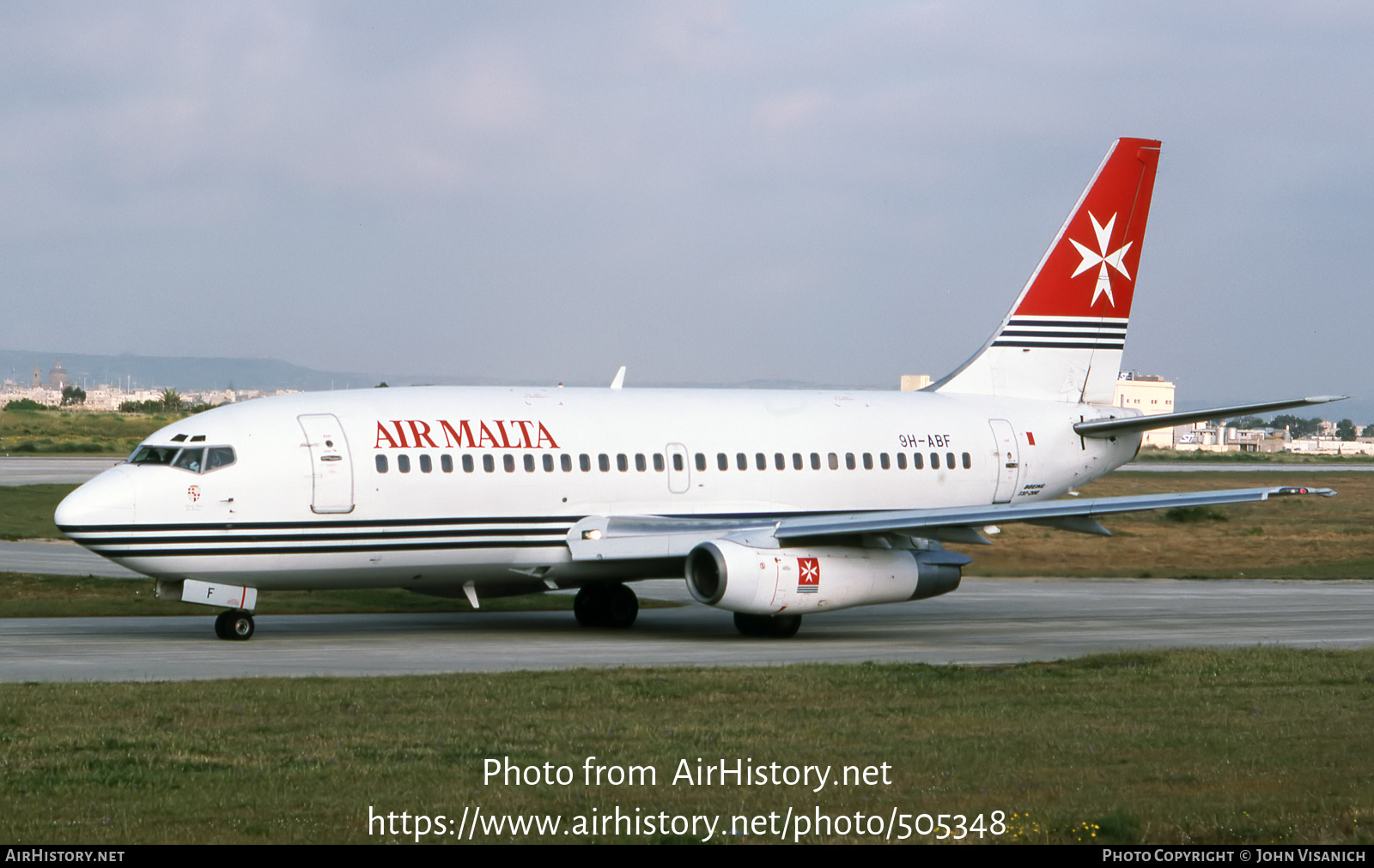 Aircraft Photo of 9H-ABF | Boeing 737-2Y5/Adv | Air Malta | AirHistory.net #505348