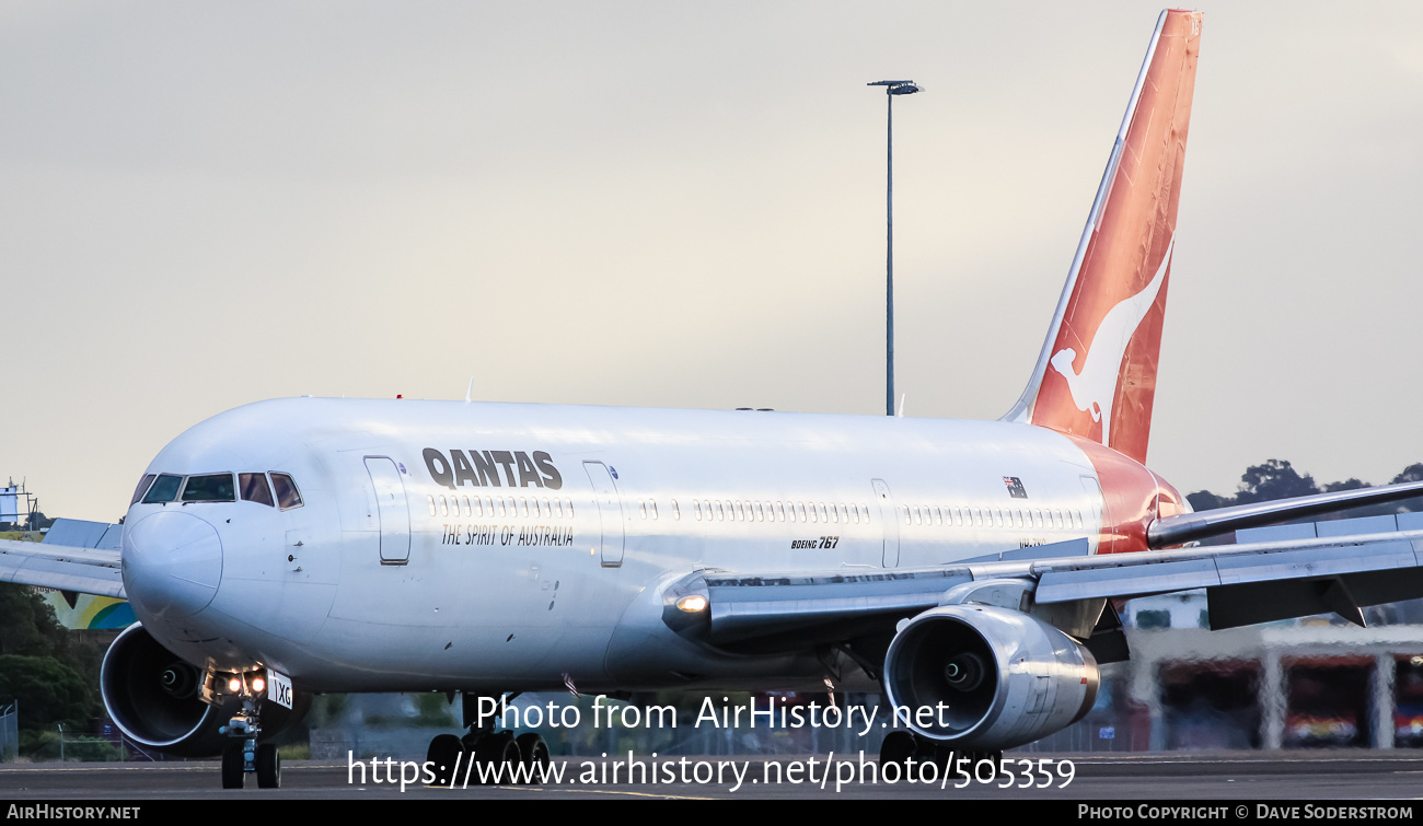 Aircraft Photo of VH-ZXC | Boeing 767-336/ER | Qantas | AirHistory.net #505359