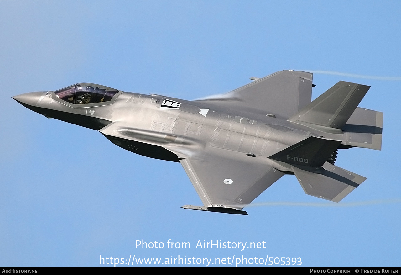 Aircraft Photo of F-009 | Lockheed Martin F-35A Lightning II | Netherlands - Air Force | AirHistory.net #505393