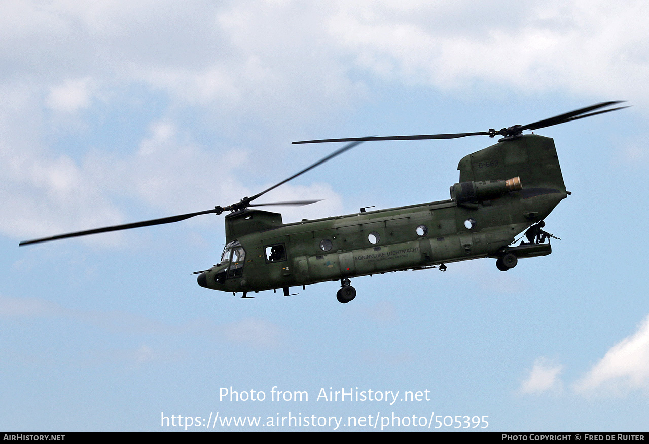 Aircraft Photo of D-663 | Boeing CH-47D Chinook (414) | Netherlands - Air Force | AirHistory.net #505395