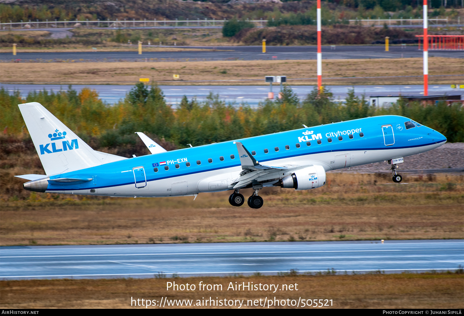 Aircraft Photo of PH-EXN | Embraer 175STD (ERJ-170-200STD) | KLM Cityhopper | AirHistory.net #505521