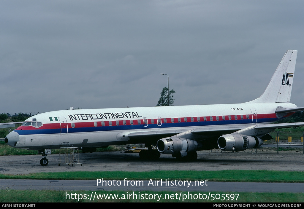 Aircraft Photo of 5N-AVS | Douglas DC-8-52 | Intercontinental Airlines | AirHistory.net #505597