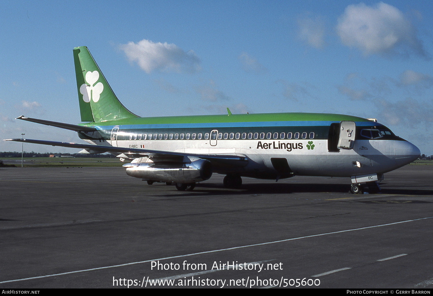 Aircraft Photo of EI-BEC | Boeing 737-248/Adv | Aer Lingus | AirHistory.net #505600