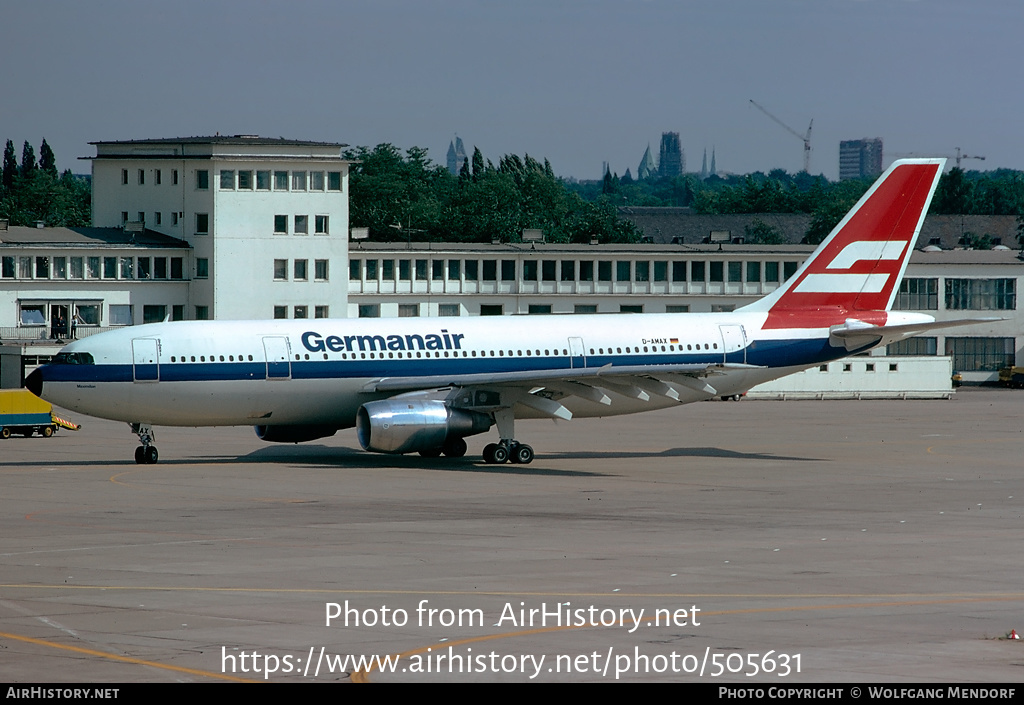 Aircraft Photo of D-AMAX | Airbus A300B4-103 | Germanair | AirHistory.net #505631