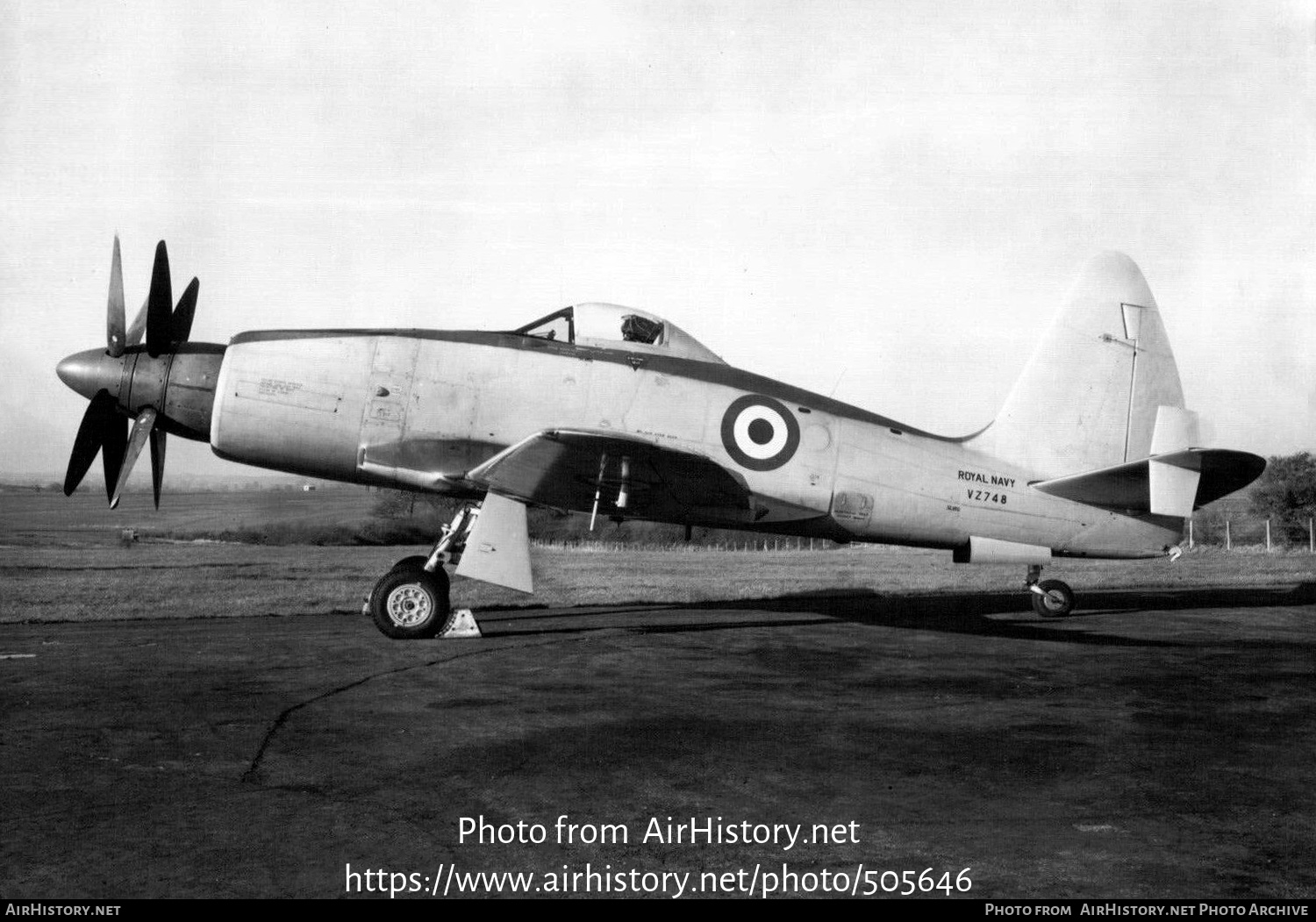 Aircraft Photo of VZ748 | Westland Wyvern S4 | UK - Navy | AirHistory.net #505646