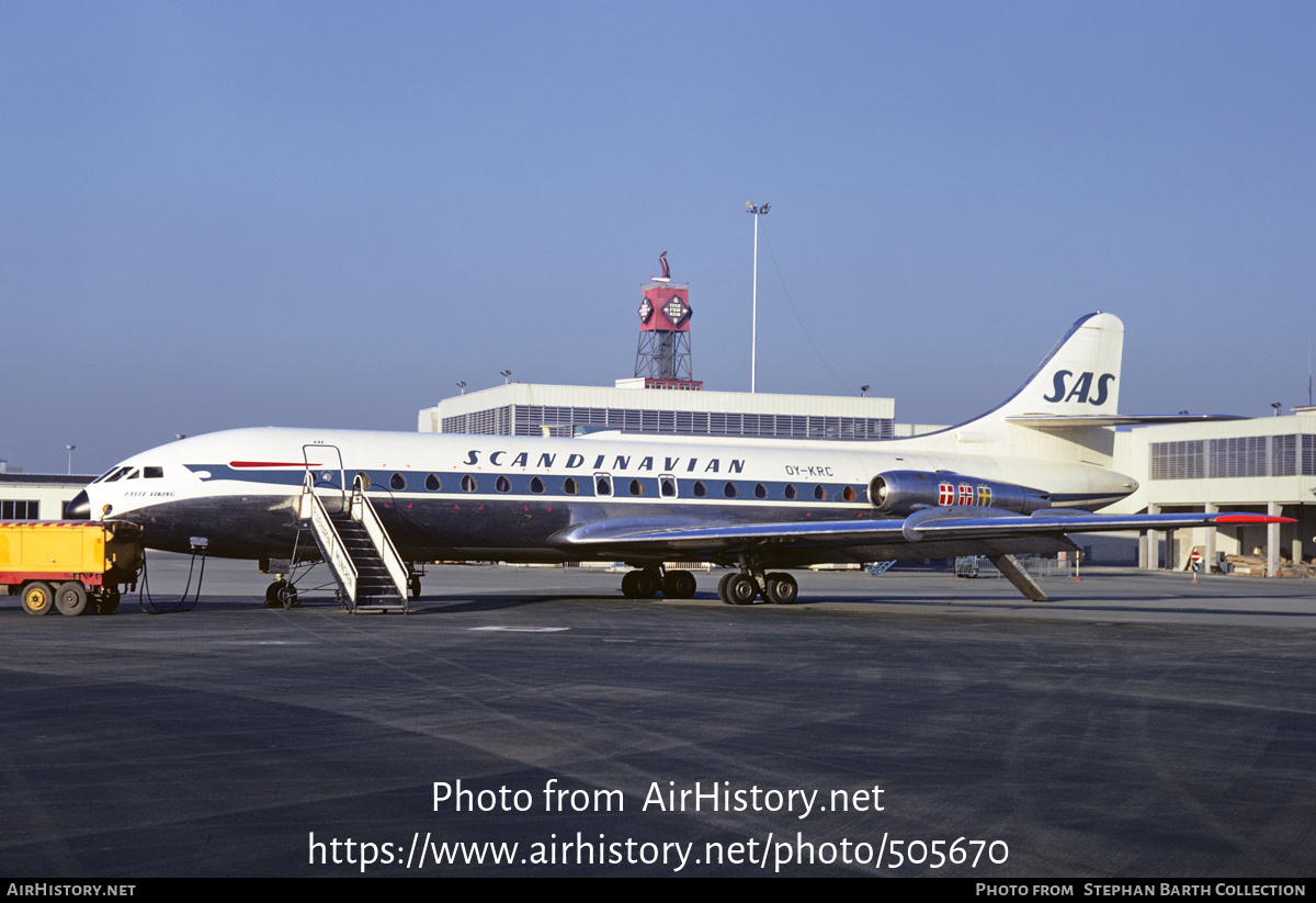 Aircraft Photo of OY-KRC | Sud SE-210 Caravelle III | Scandinavian Airlines - SAS | AirHistory.net #505670