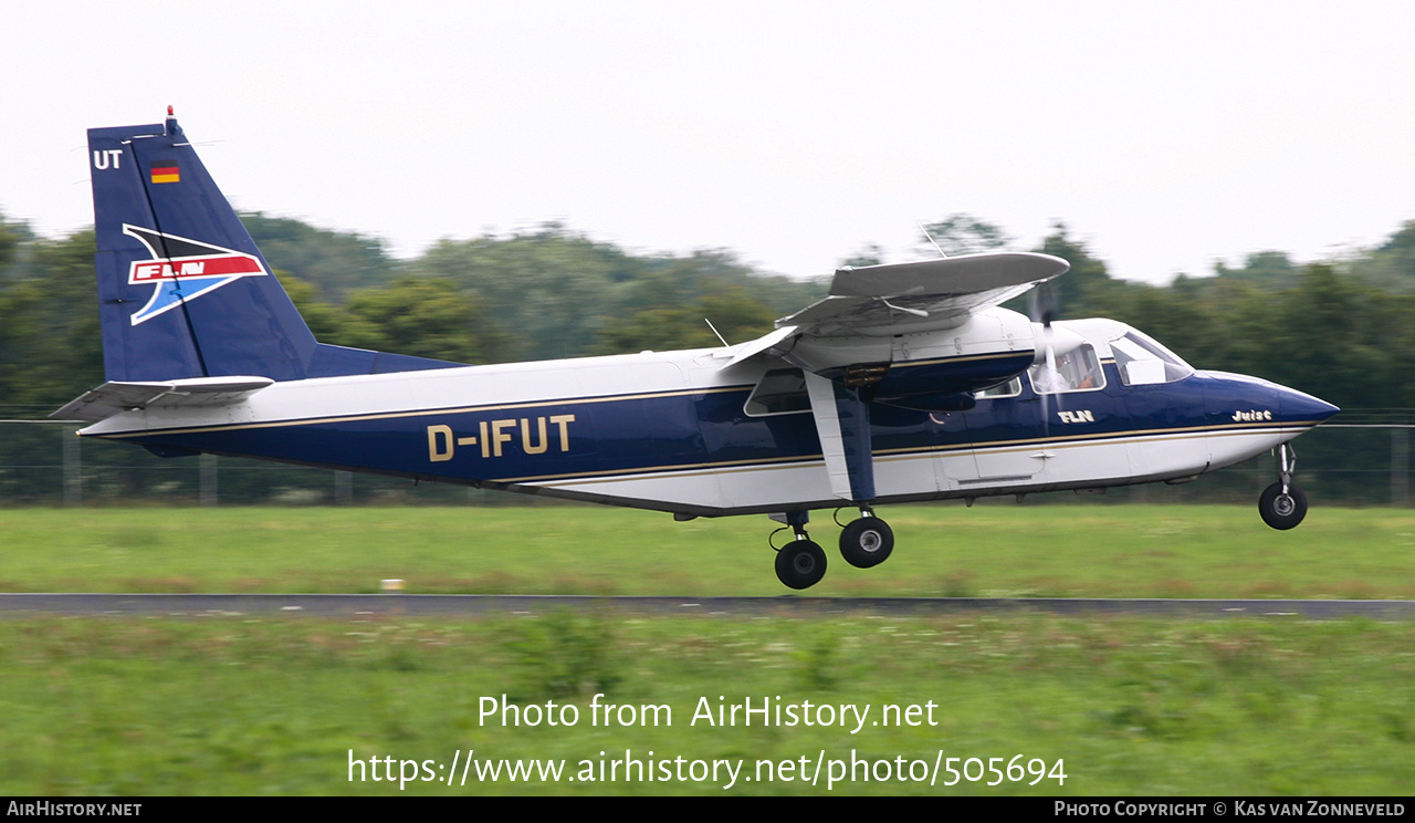 Aircraft Photo of D-IFUT | Britten-Norman BN-2B-26 Islander | FLN - Frisia Luftverkehr Norddeich | AirHistory.net #505694