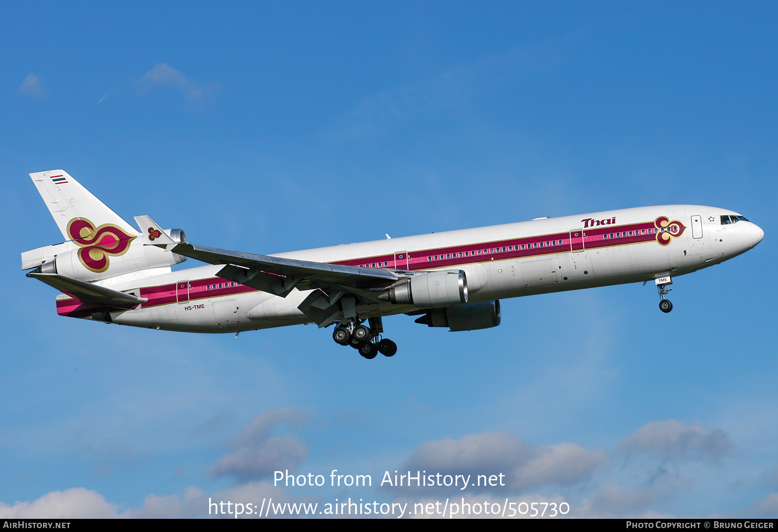 Aircraft Photo of HS-TME | McDonnell Douglas MD-11 | Thai Airways International | AirHistory.net #505730