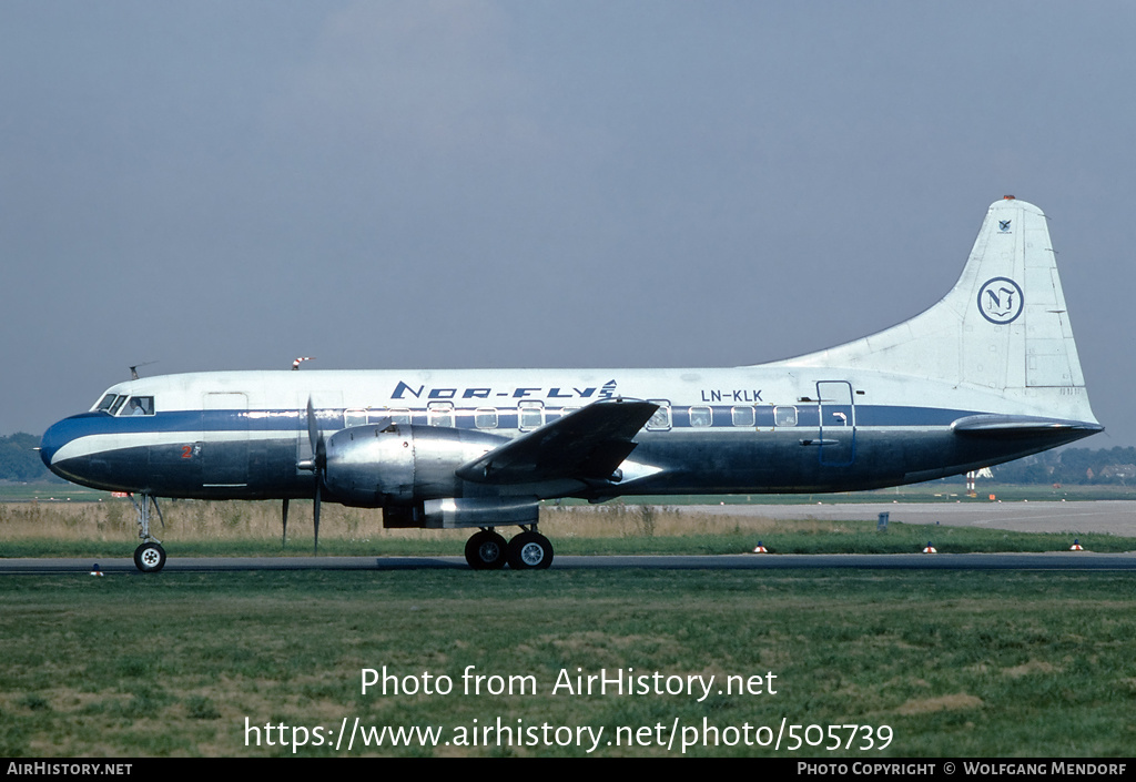 Aircraft Photo of LN-KLK | Convair 440-61 Metropolitan | Nor-Fly | AirHistory.net #505739