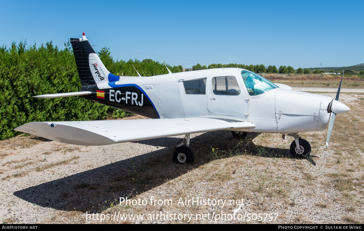 Aircraft Photo of EC-FRJ | Piper PA-28-140 Cherokee F | Airpull Aviation Academy | AirHistory.net #505757