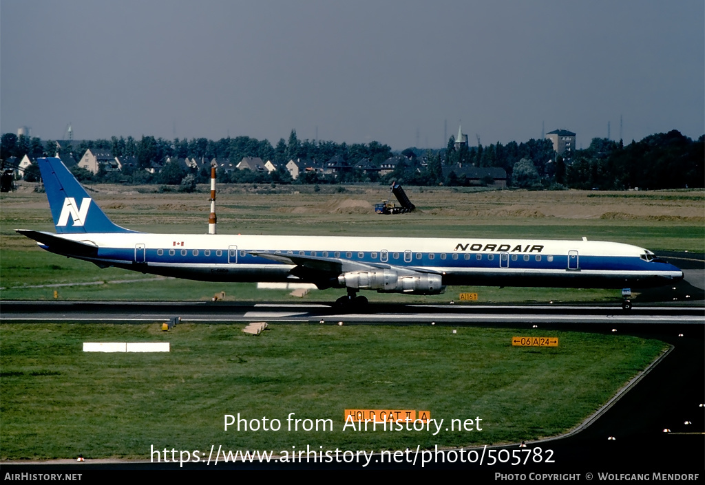 Aircraft Photo of C-GNDA | McDonnell Douglas DC-8-61CF | Nordair | AirHistory.net #505782