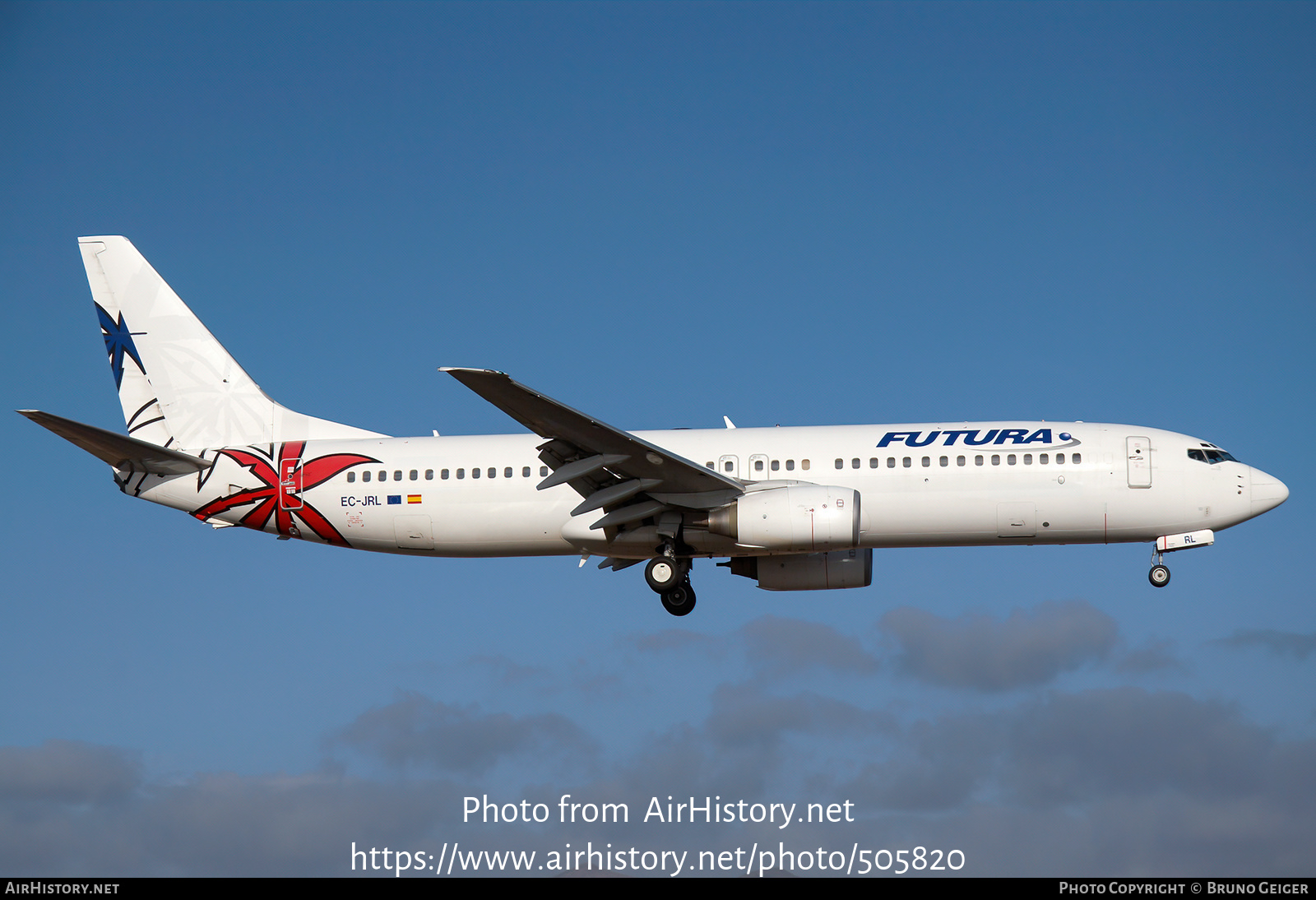 Aircraft Photo of EC-JRL | Boeing 737-86J | Futura International Airways | Air Horizons | AirHistory.net #505820