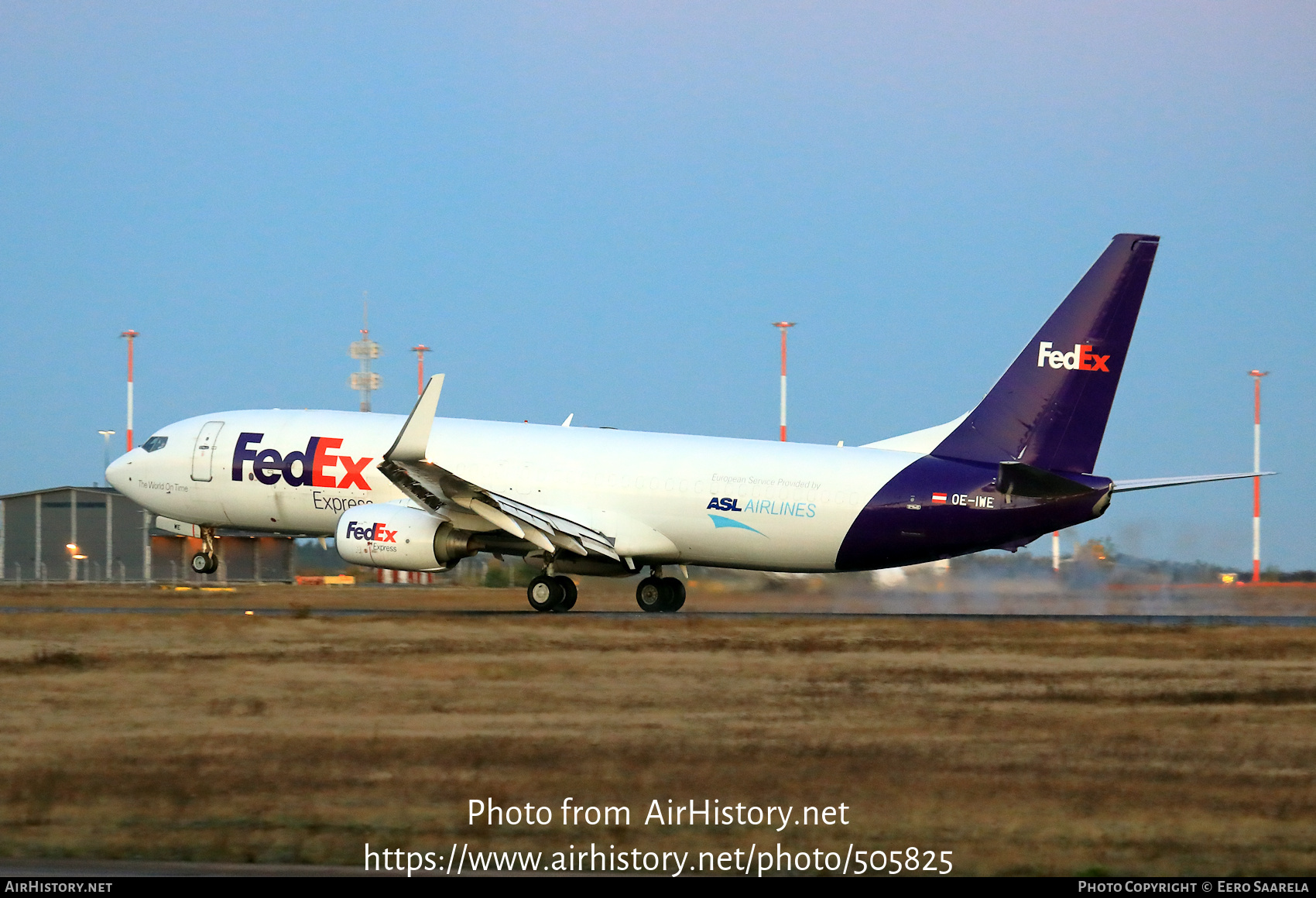 Aircraft Photo of OE-IWE | Boeing 737-8AS(BCF) | FedEx Express - Federal Express | AirHistory.net #505825