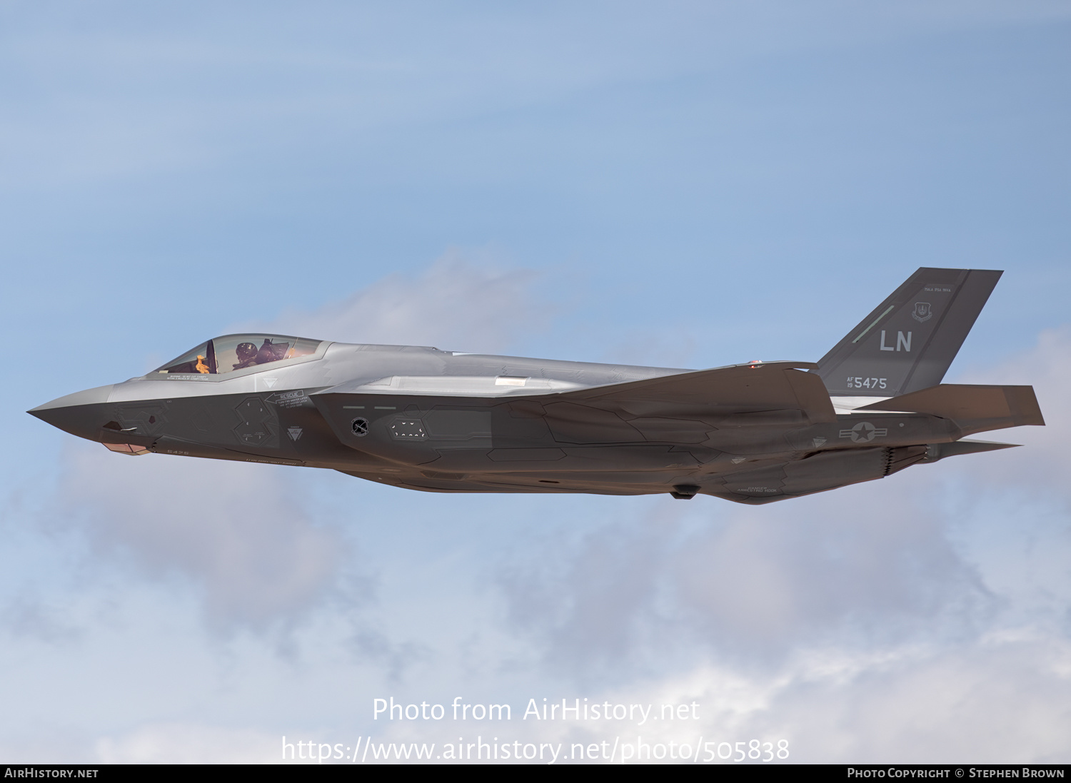 Aircraft Photo of 19-5475 / AF19-5475 | Lockheed Martin F-35A Lightning II | USA - Air Force | AirHistory.net #505838