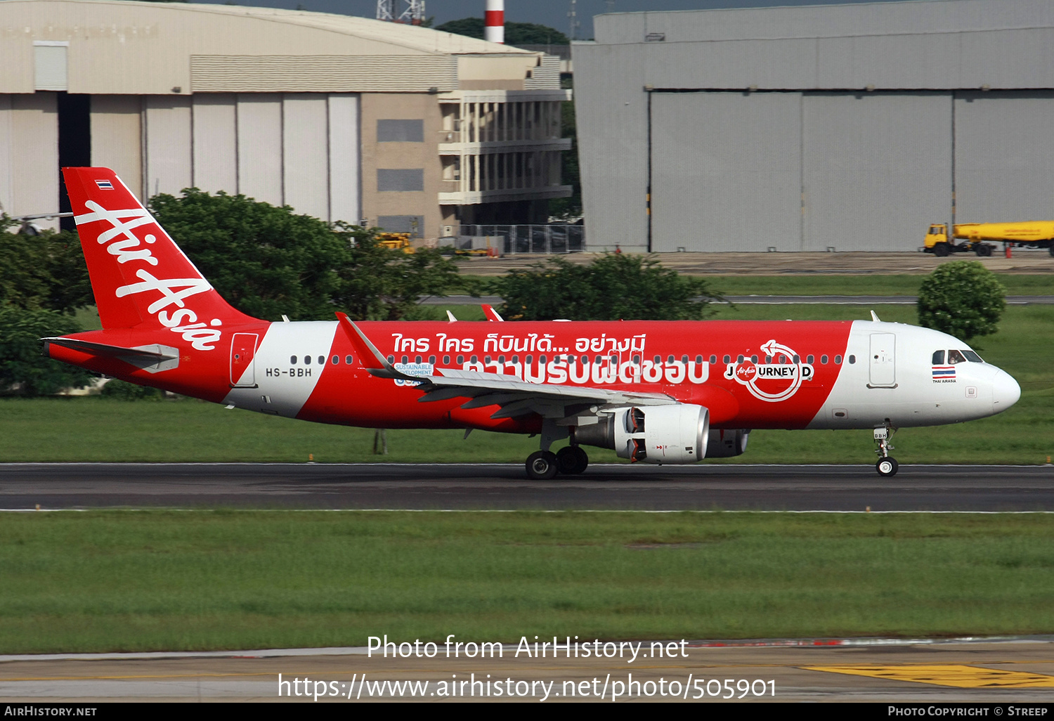 Aircraft Photo of HS-BBH | Airbus A320-216 | AirAsia | AirHistory.net #505901