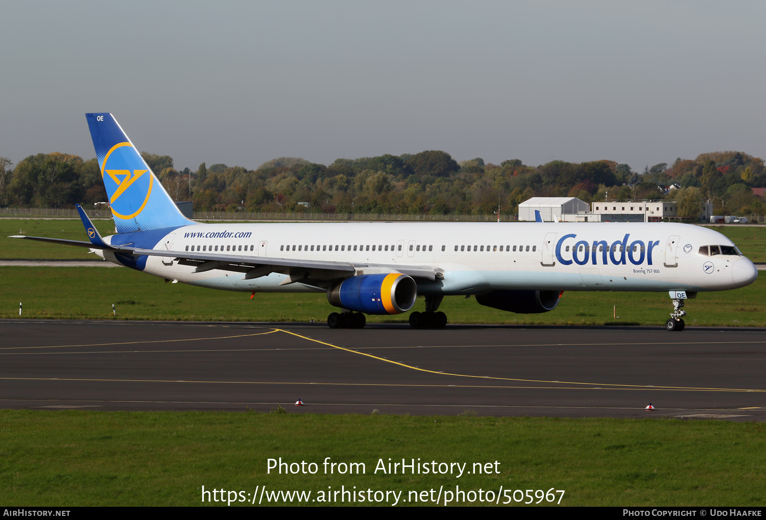 Aircraft Photo of D-ABOE | Boeing 757-330 | Condor Flugdienst | AirHistory.net #505967