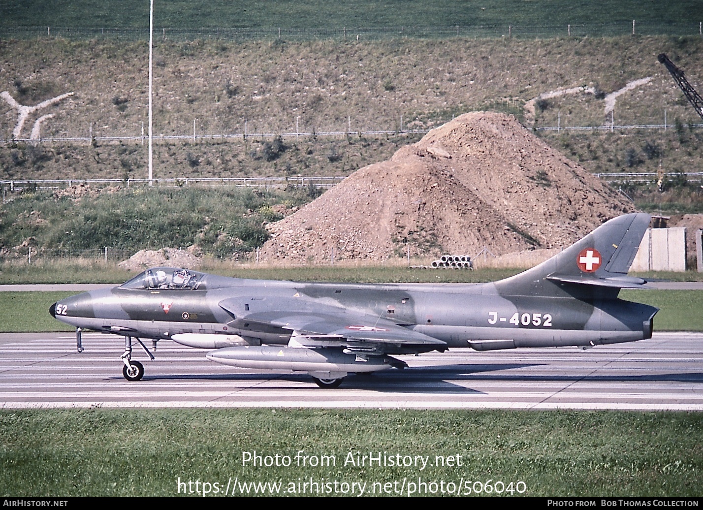 Aircraft Photo of J-4052 | Hawker Hunter F58 | Switzerland - Air Force | AirHistory.net #506040