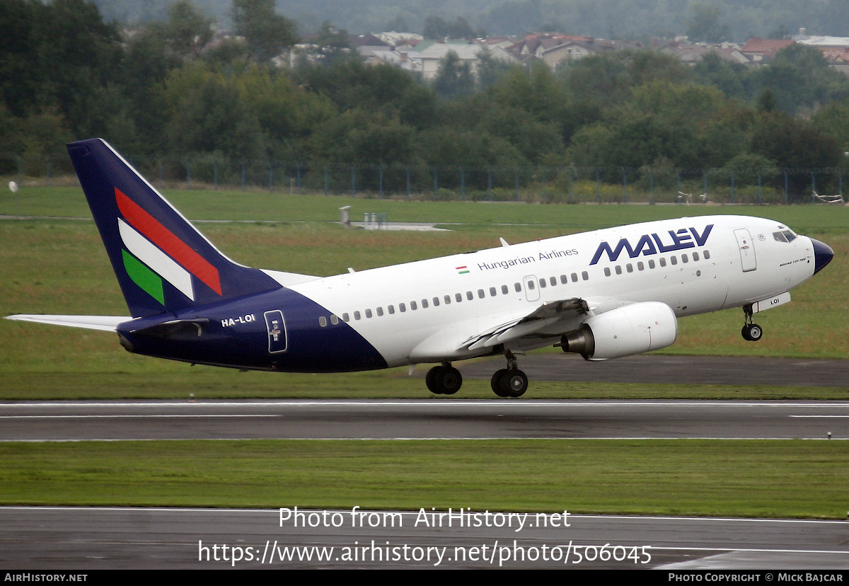 Aircraft Photo of HA-LOI | Boeing 737-7Q8 | Malév - Hungarian Airlines | AirHistory.net #506045