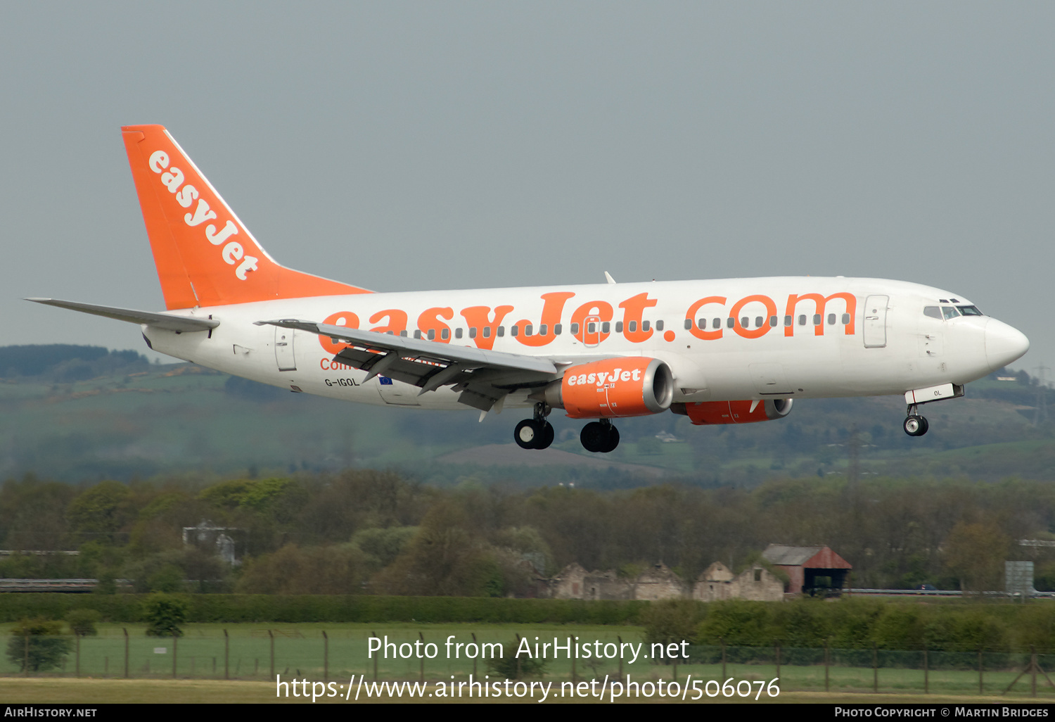 Aircraft Photo of G-IGOL | Boeing 737-36N | EasyJet | AirHistory.net #506076